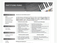 Tablet Screenshot of partitions-piano.fr